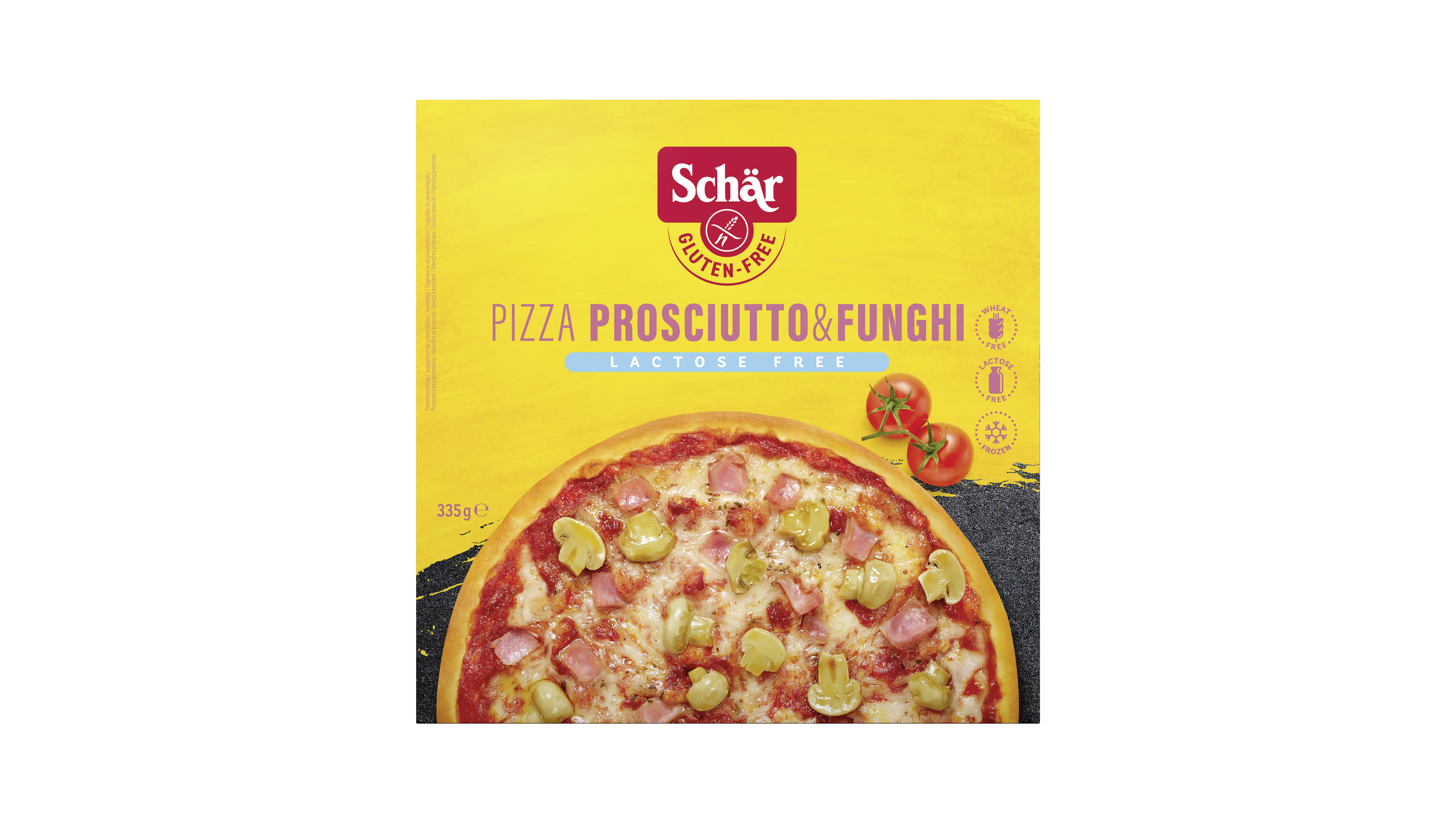 Schär Pizza proscuitto & funghi sans gluten 335g